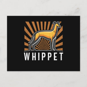 Whippet Snaphound Dog Owner English Whippets Postkarte