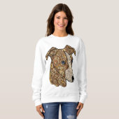 Whippet Sweatshirt (Vorne ganz)