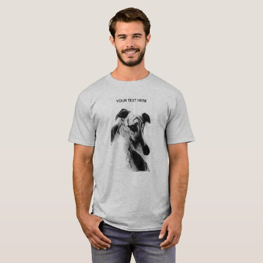 Whippet T-Shirt (Vorne ganz)