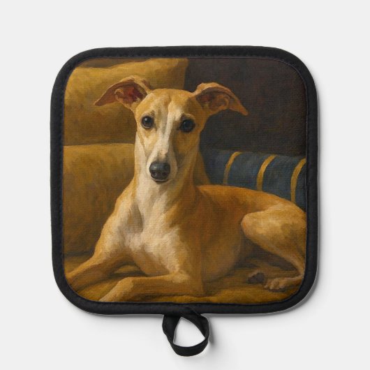 Whippet Topflappen (Vorderseite)