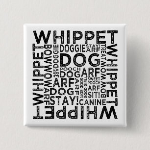 Whippet Typografie Button