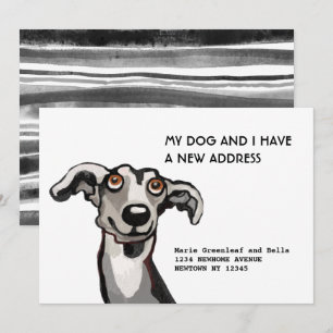 Whippet und ich sind umgezogen, Flat-Ankündigungsk Ankündigung