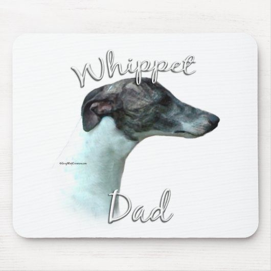 Whippet Vater 2 Mousepad (Vorne)
