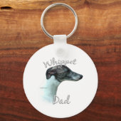 Whippet Vater 2 Schlüsselanhänger (Vorderseite)