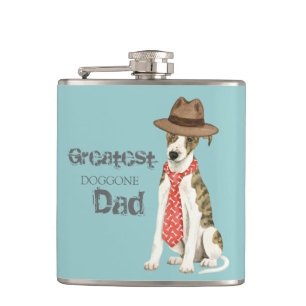 Whippet Vater Flachmann