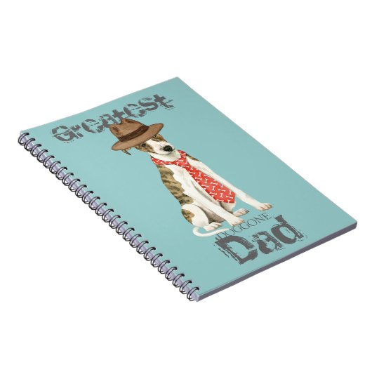 Whippet-Vater Notizblock (Rechte Seite)