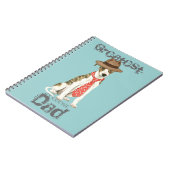 Whippet-Vater Notizblock (Linke Seite)