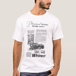 Whippet Vintage Autoanzeige 1929 T-Shirt
