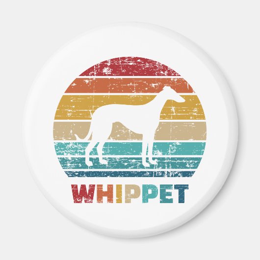 Whippet Vintage Magnet (Vorne)