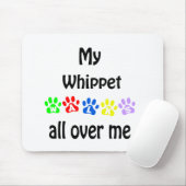 Whippet Walks Design Mousepad (Mit Mouse)