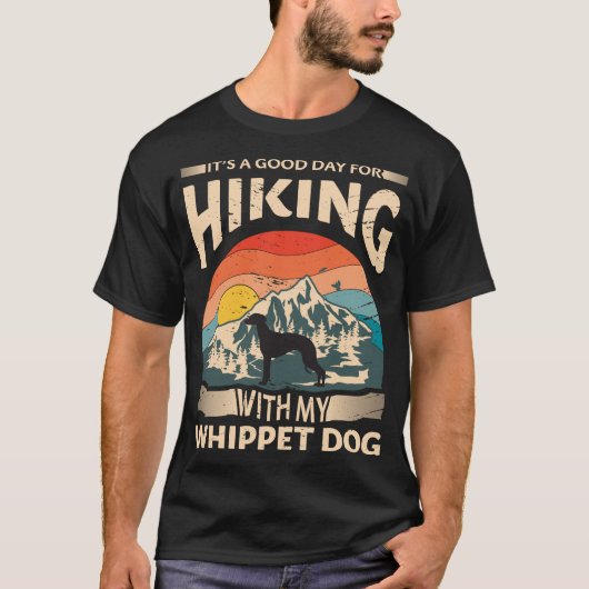 Whippet Wandern T - Shirt (Vorderseite)