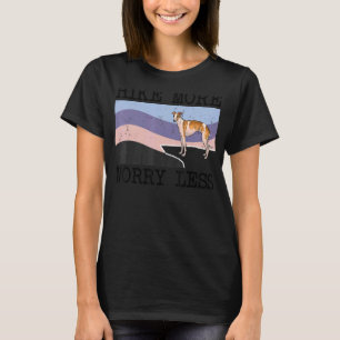 Whippet-Wanderung macht weniger Grafische Wanderun T-Shirt