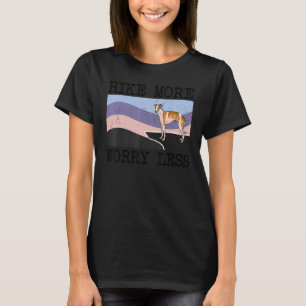 Whippet-Wanderung macht weniger Grafische Wanderun T-Shirt