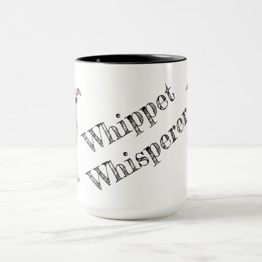 Whippet Whisperer-Tasse Tasse (Zentrum)