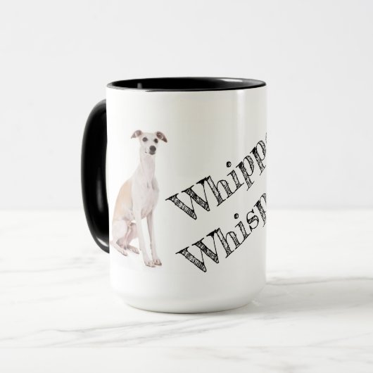 Whippet Whisperer-Tasse Tasse (Vorderseite Links)