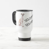 Whippet Whisperer Travel Mug Reisebecher (Vorderseite Links)