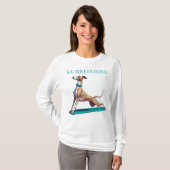 Whippet Yoga T-Shirt (Vorne ganz)