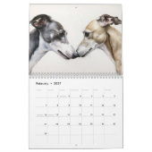 Whippets-Kalender, jedes Jahr Kalender (Feb 2027)