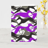 Whippets Karte (Gelbe Blume)