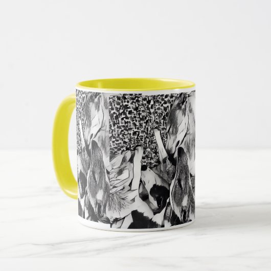 Whippets Tasse (Vorderseite Links)