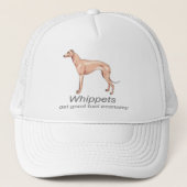 Whippets Truckerkappe (Vorderseite)