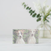 Whippets Visitenkarte (Stehend Vorderseite)