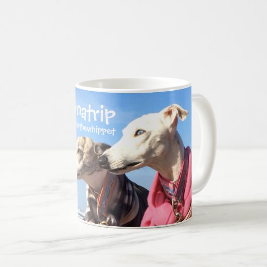 #whippetsonatrip Tasse (VorderseiteRechts)