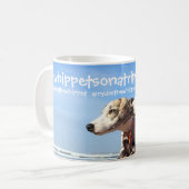 #whippetsonatrip Tasse (Vorderseite Links)