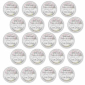 Whippig Honig hausgemachte Runde Labels Vinyl Stic (Vorderseite)