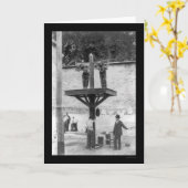 Whipping Post in Delaware 1907 Karte (Gelbe Blume)