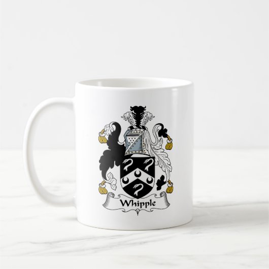 Whipple Familienwappen Kaffeetasse (Links)