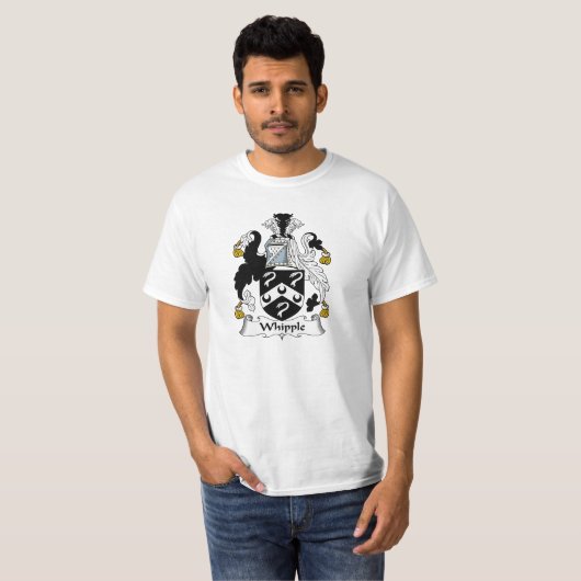 Whipple Familienwappen T-Shirt (Vorne ganz)