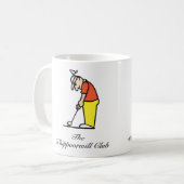 Whippoorwill u. Golfspieler-Tasse Kaffeetasse (Vorderseite Links)