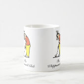 Whippoorwill u. Golfspieler-Tasse Kaffeetasse (Mittel)