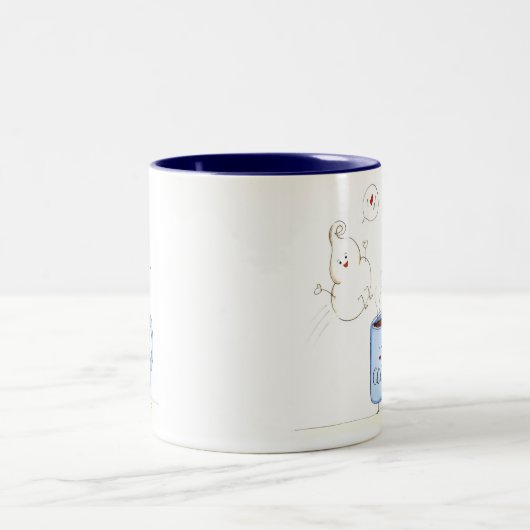 Whippy u. Kakao Zweifarbige Tasse (Mittel)