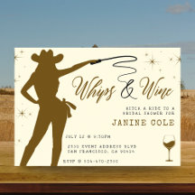 Whips & Wine Cowgirl Brautparty