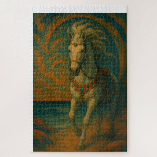 Whirl of Wonder-Carousel Dreams in Motion Puzzle (Vertikal)