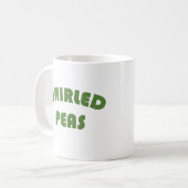 Whirled Erbsen Kaffeetasse (Vorderseite Links)