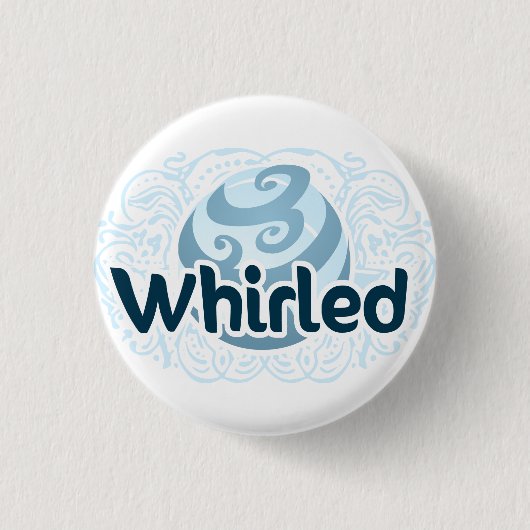 Whirled Logo-Knopf Button (Vorderseite)