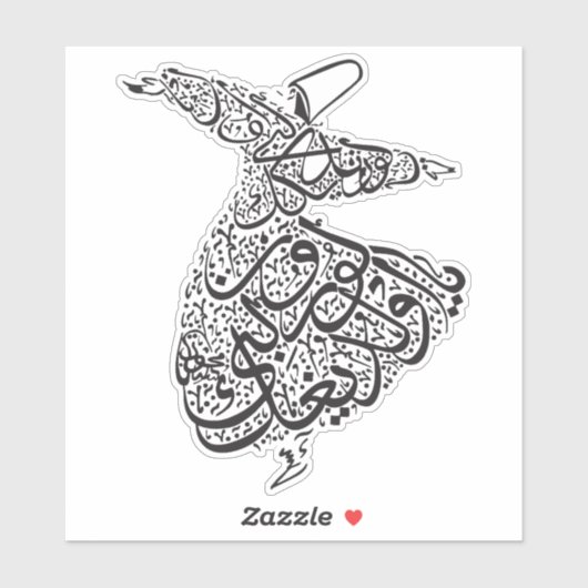 Whirling Dervish Aufkleber (Blatt)