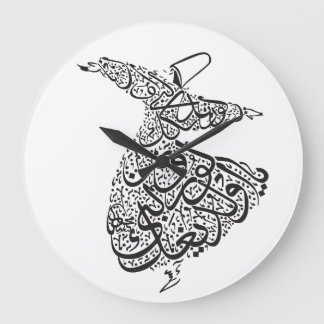 Whirling Dervish Große Wanduhr