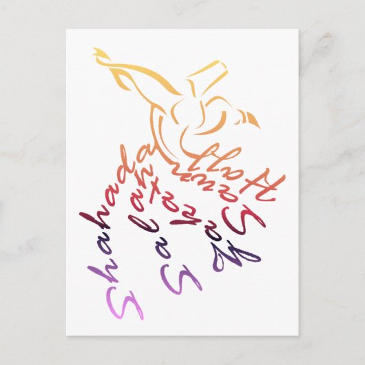 Whirling Dervish Postkarte (Vorderseite)