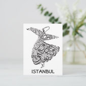 Whirling Dervish Postkarte (Stehend Vorderseite)