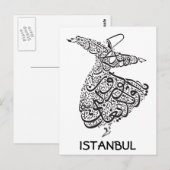 Whirling Dervish Postkarte (Vorne/Hinten)