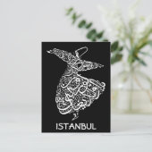 Whirling Dervish Postkarte (Stehend Vorderseite)