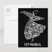 Whirling Dervish Postkarte (Vorne/Hinten)