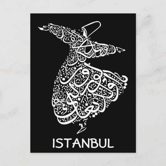 Whirling Dervish Postkarte (Vorderseite)