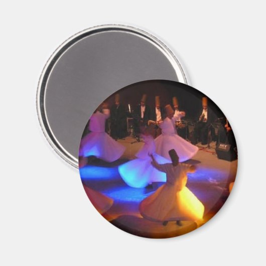 Whirling-Dervishs-Zeremonie-Kappadocia-Türkisch-ni Magnet (Vorderseite/Rückseite)