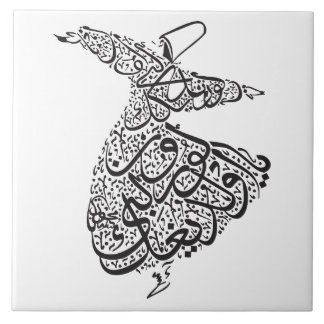 Whirling Derwisch Fliese