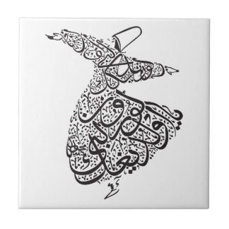 Whirling Derwisch Fliese